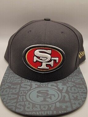 New Era San Francisco 49ers Black & Red Fitted Hat
